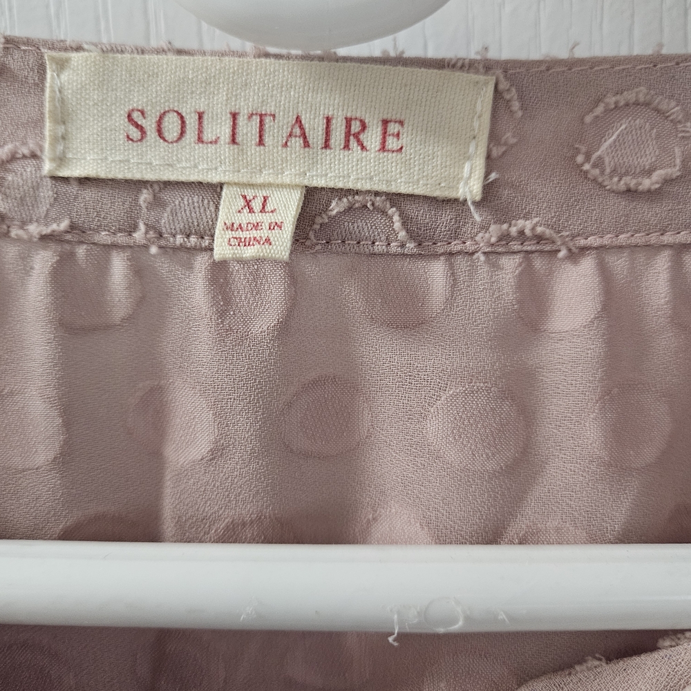 Solitaire Pink Textured Blouse - Picture 5 of 5